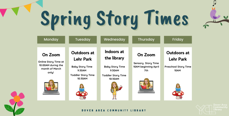 Spring Story Times At Dover
