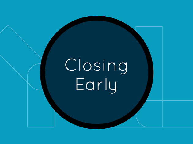 Closing Early Teal Events