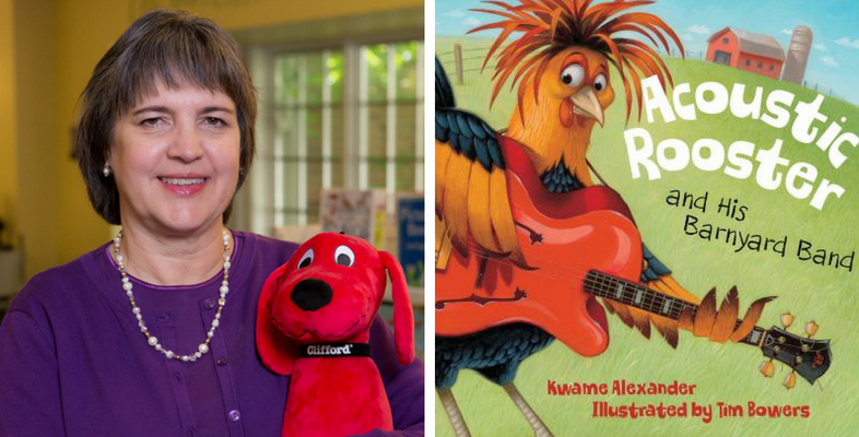 Miss Lisa shares Kwame Alexandar's "Acoustic Rooster and His Barnyard Band"