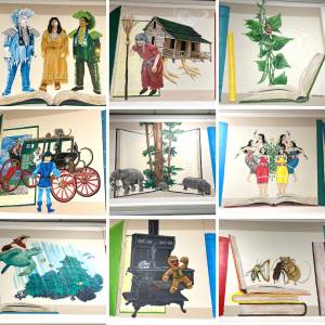 images from the Children's Room Murals
