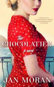 Cover image of the novel "The Chocolatier" by Jan Moran
