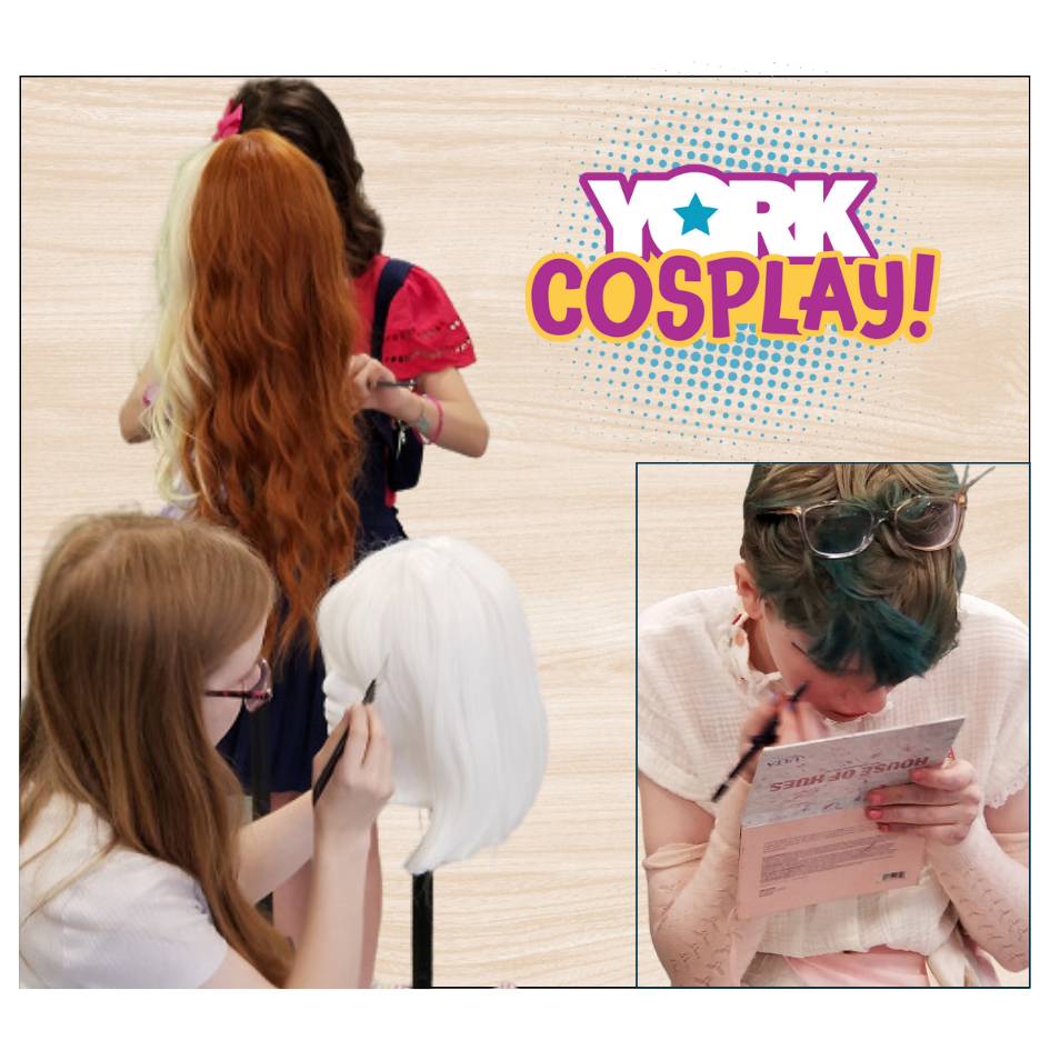 York Cosplay workshop Finishing Your Look is for teens who want makeup and hair tips.