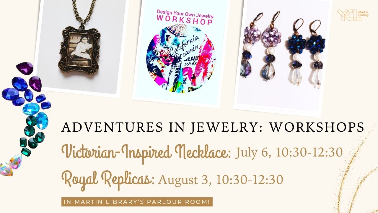 Jewelry header featuring examples from the workshops