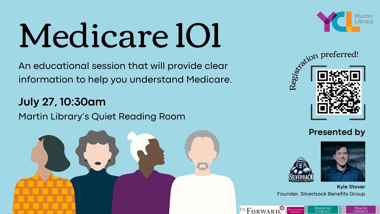 Poster image for Medicare 101 event listing time and link