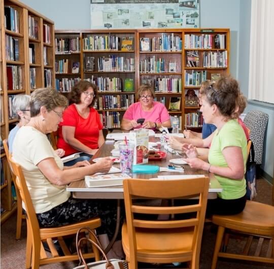 A Meeting Of The Glen Rock Literary Society Book Club At Hufnagel Library