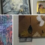 The first photocollage of art by Dillsburg Library's featured artist for Jan-Feb 2024.