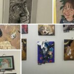The second photocollage of art by Dillsburg Library's featured artist for Jan-Feb 2024.