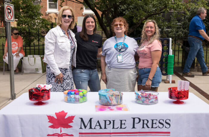 Presenting Sponsor Maple Press At 2024 Martin Library Block Party