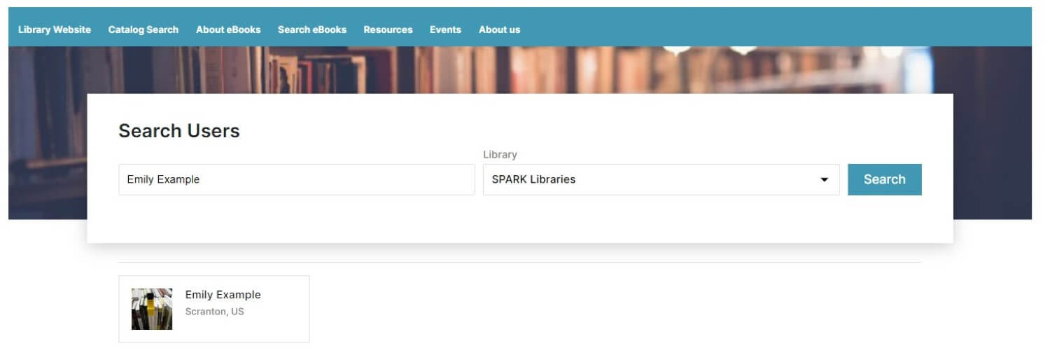 Search Users Results Page Chilipac Screenshot