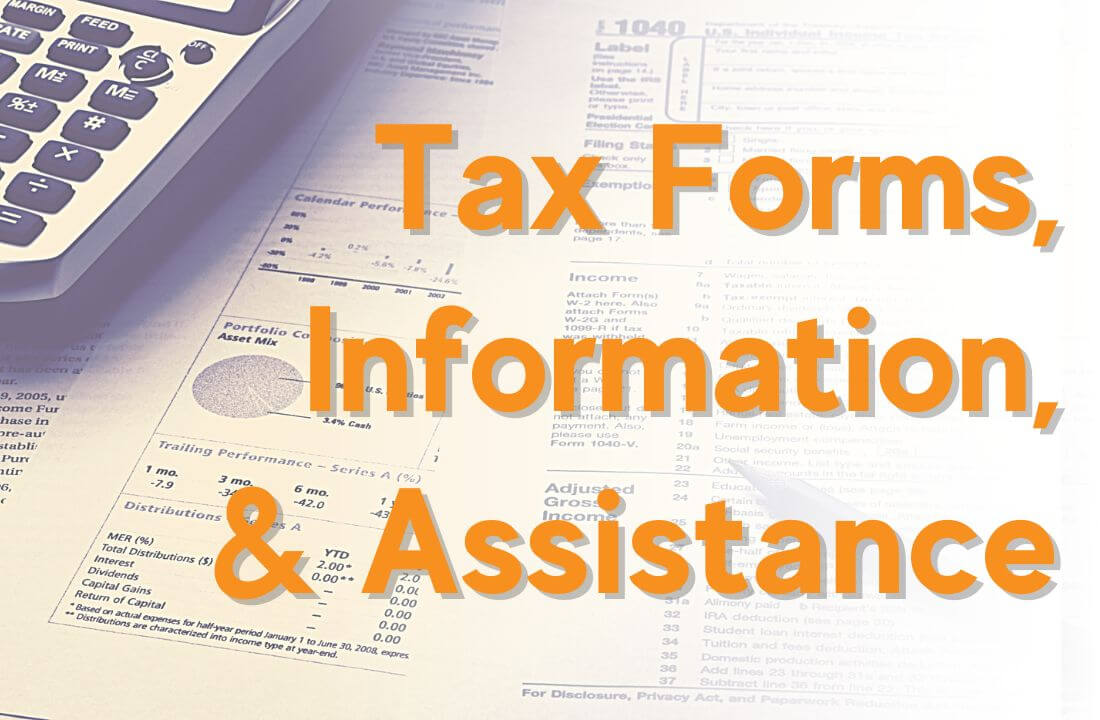 Tax Forms Info Assistance Image