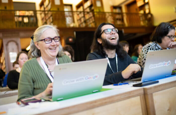 Adults Participate In An Adult Education Program From Google