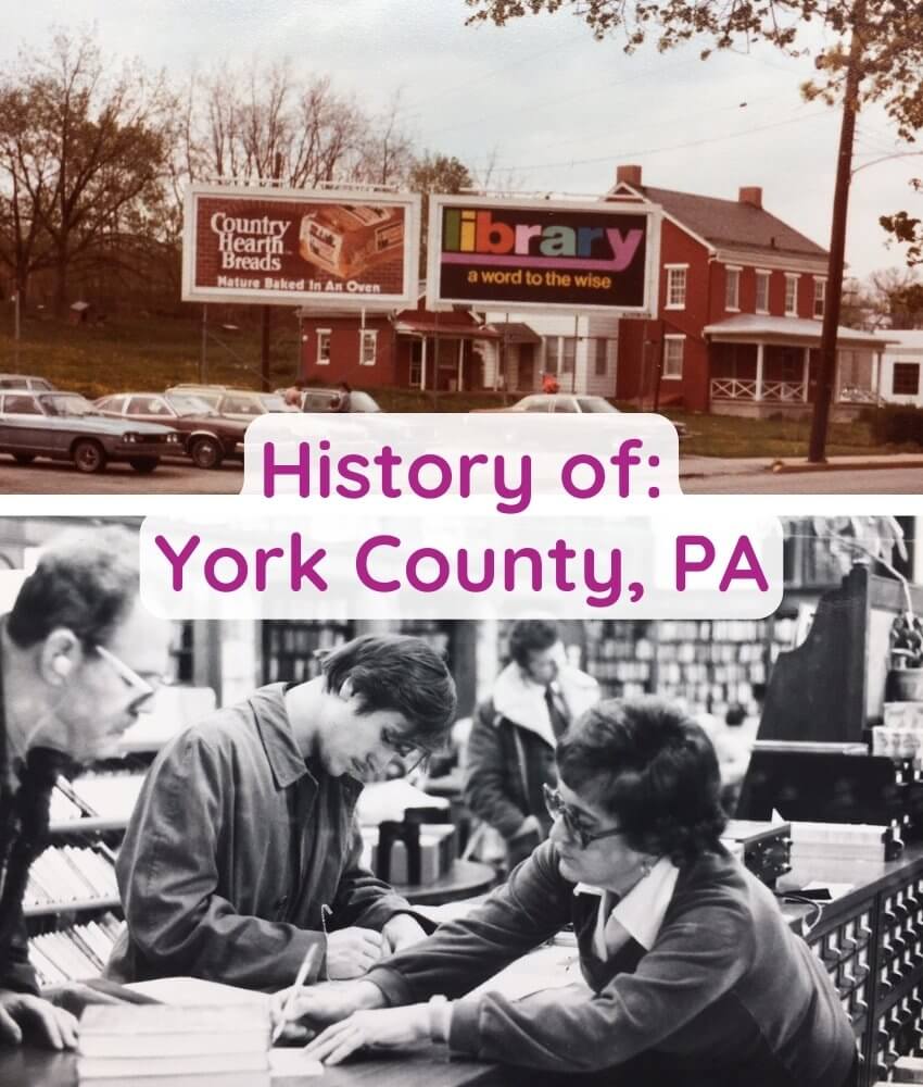 History Of York County Booklist Graphic Vintage Photos