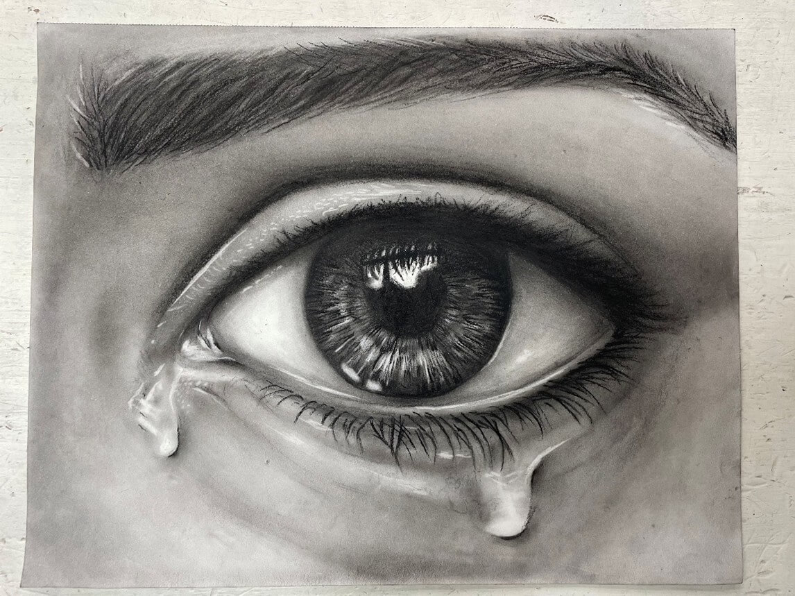 "He will wipe away every tear" Artist: Jassalyn I.