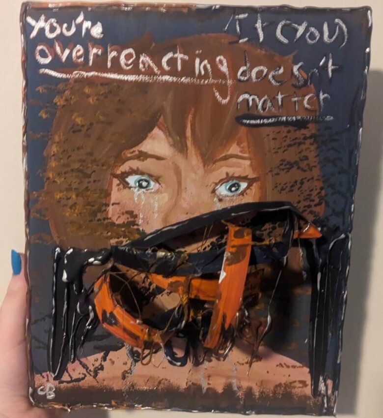 "Locked in the Cage" Artist: Clover B.