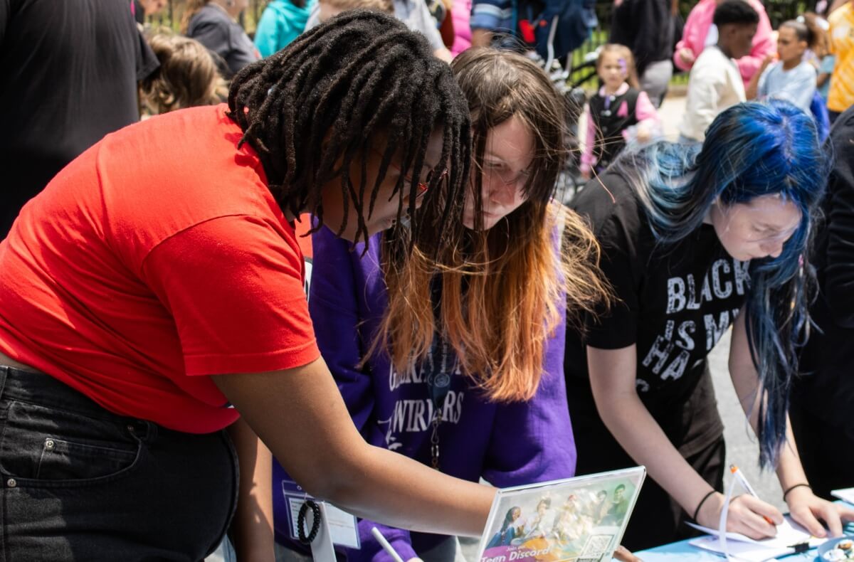 Home Page Primary Program Image Teens at SQ 2025 Block Party