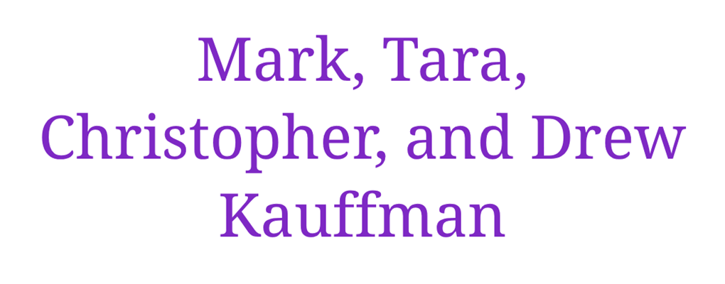 logo for Kauffman Family
