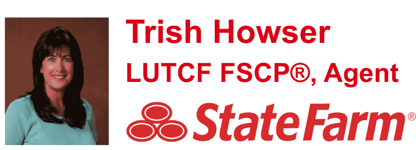 logo for state farm agent Trish Howser