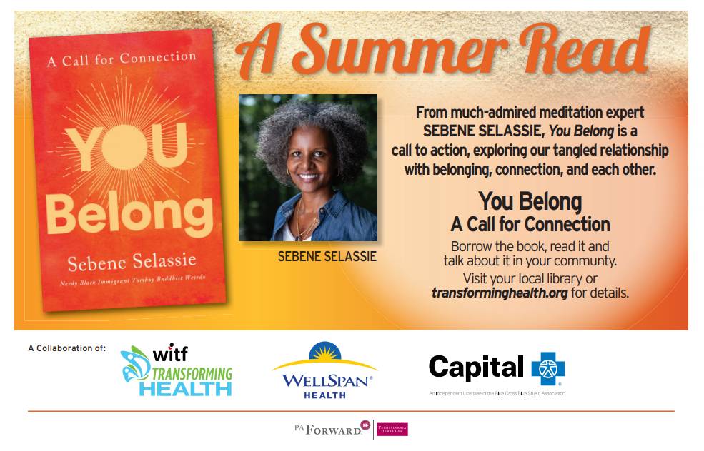 Summer Read program. Sponsored by WITF, WellSpan Health, and Capital Blue Cross. A PA Forward Health Literacy Initiative.